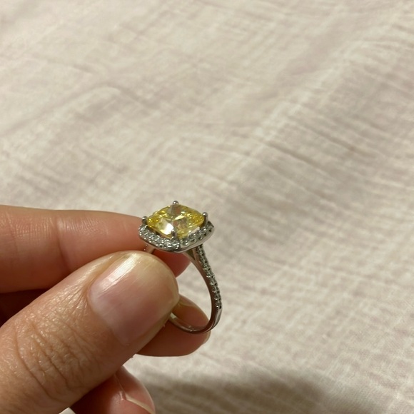 Yellow and Silver Ring - Picture 6 of 6